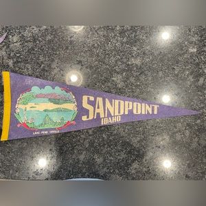 Vintage Pennant - Sandpoint Idaho